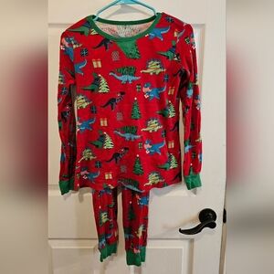 Target Womens Holiday Dinosaur Pajamas - Red and Green